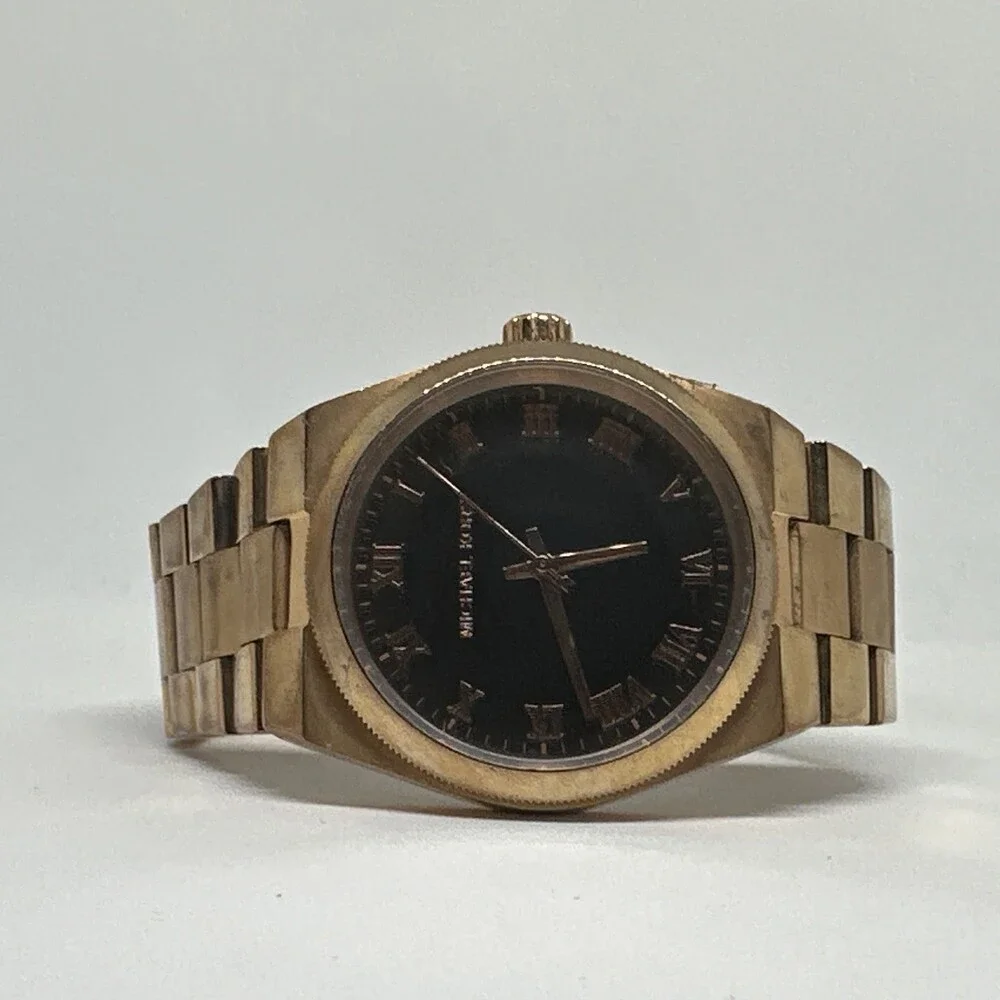 Michael Kors Channing MK5937 Women Gold Stainless Steel Analog Dial Watch HME555